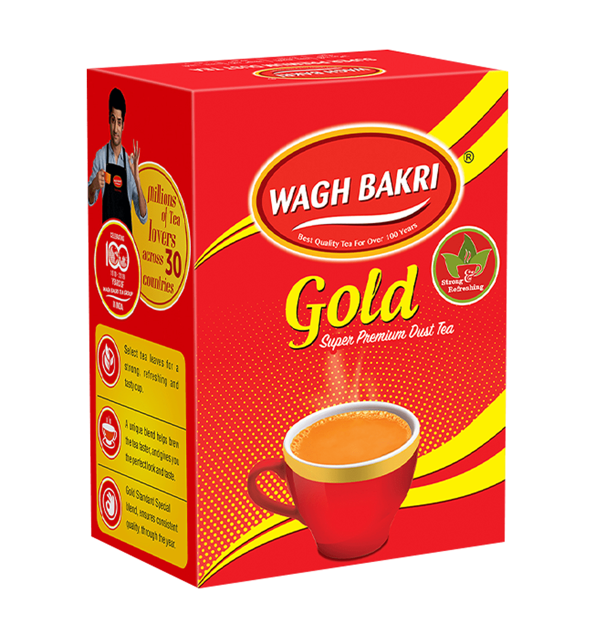 Wagh Bakri Gold Premium Dust Tea 100g