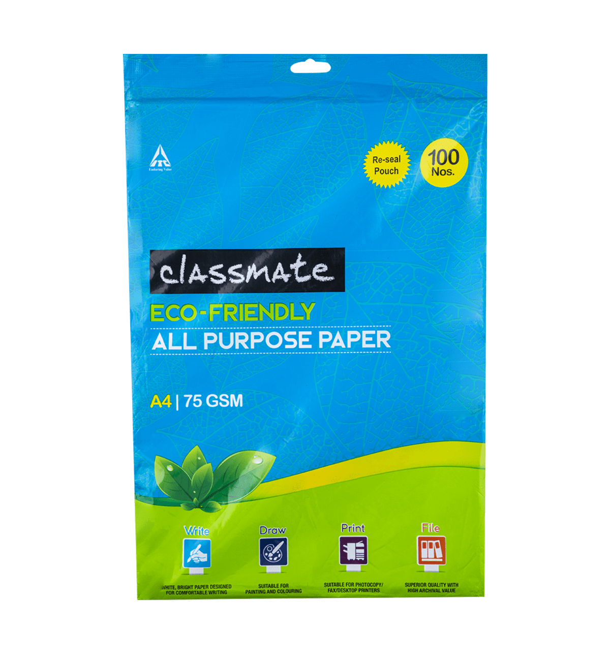 Buy Classmate Classmate Sheets Loose A4 75 Gsm 100 Pages 1 Piece Online ...