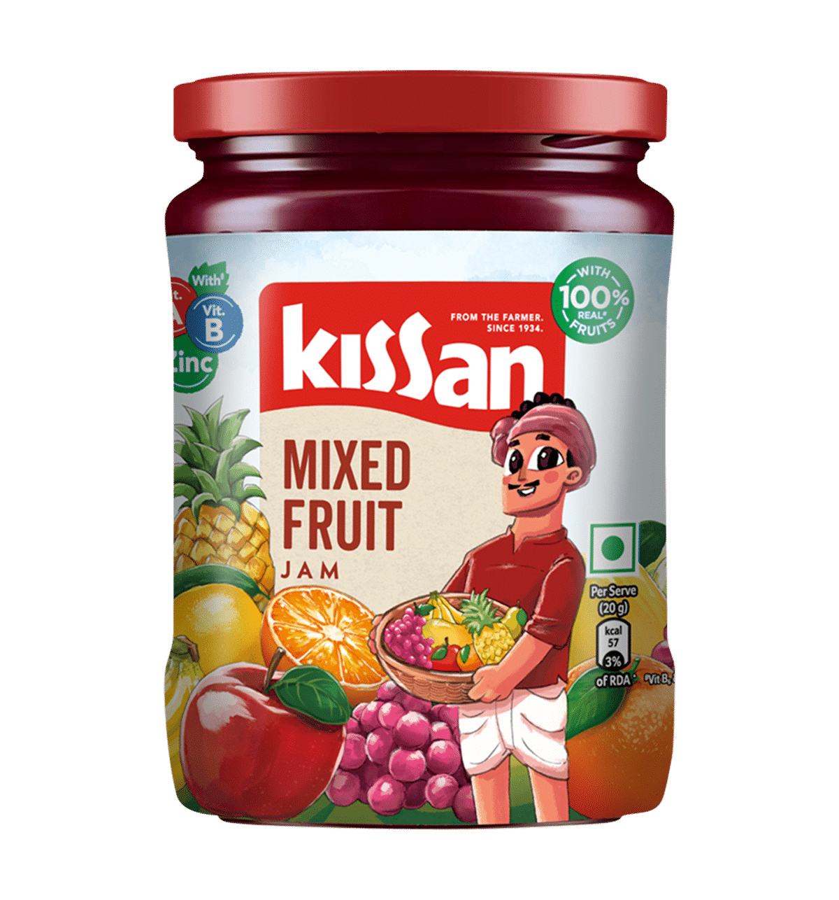 Buy Kissan Kissan Mixed Fruit Jam 2 pieces Online At Rs. 524 Instant